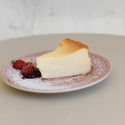 Porción individual Cheesecake horneado