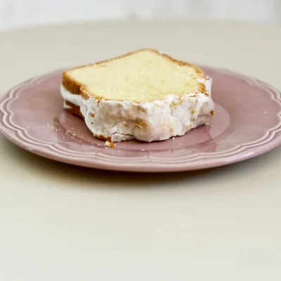Porción individual Cake de limón